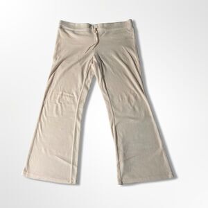 Steve and Barry, Blush Pink Velour Flare Pant, sz XL, Y2K, soft girl